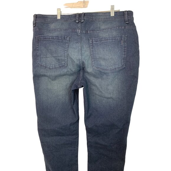 The Perfect Jean NYC Slim Thick 40X30 Knight-DK Blue Mens Denim Comfort 7808 - Picture 8 of 8